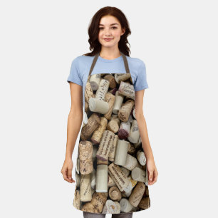 Wine Corks Photo Apron