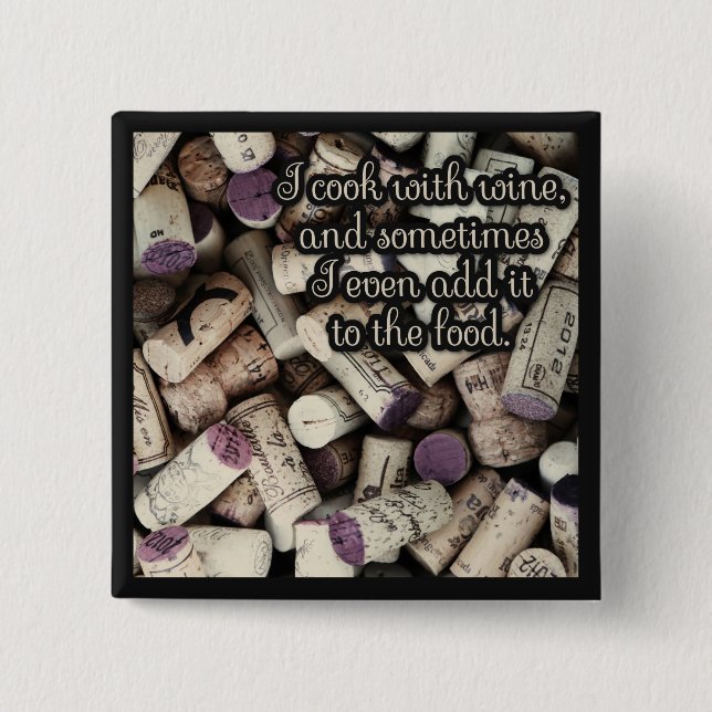Wine Corks Quote button (Front)