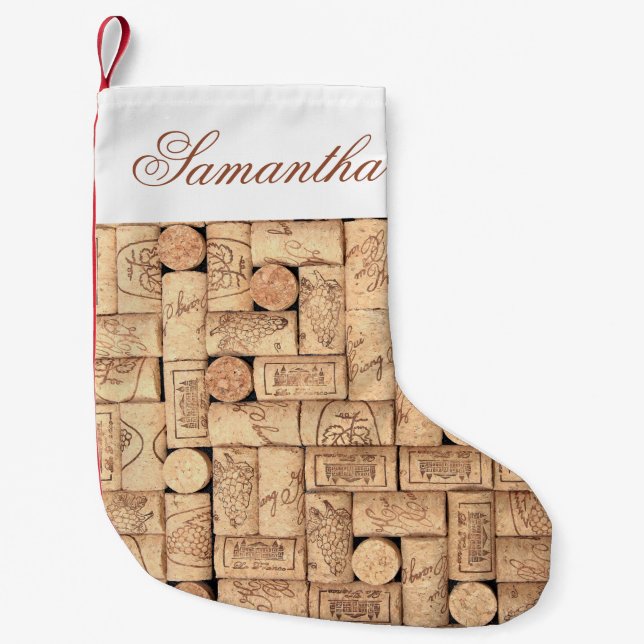 Wine Corks Stocking (Front)