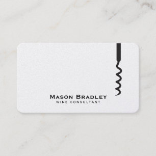 Wine Corkscrew II Business Card