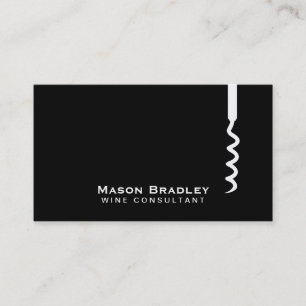Wine Corkscrew II Business Card