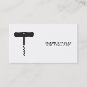 Wine Corkscrew II Business Card