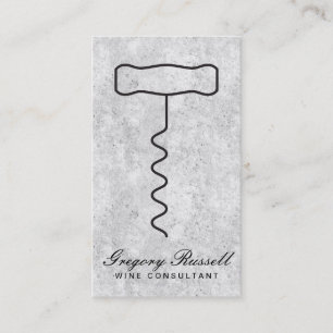 Wine Corkscrews Business Card