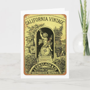 Wine Country Birthday Card