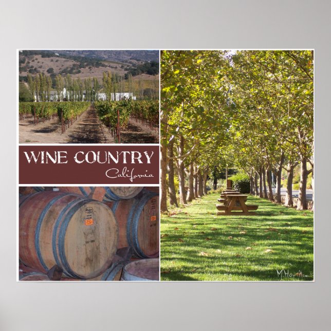 Wine Country, California Poster (Front)