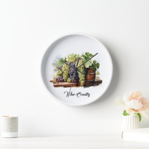 Wine Country Clock