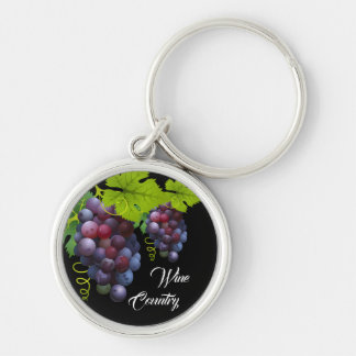 Wine Country Grapes keychain