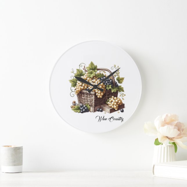 Wine Country Large Clock (Home)
