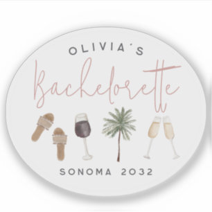 Wine Country Personalized Bachelorette Party