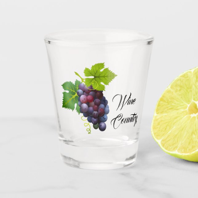 Wine Country Shot Glass (Front)