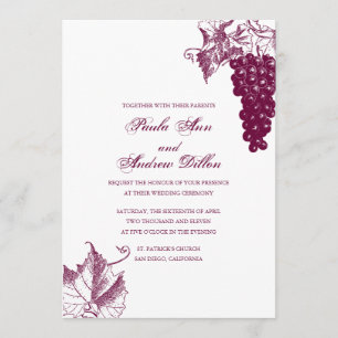 Wine Country Wedding Invitation