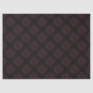 Wine Damask on Black Decoupage Tissue Paper