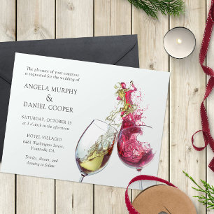 Wine Dance Winery Vineyard Wedding Invitation