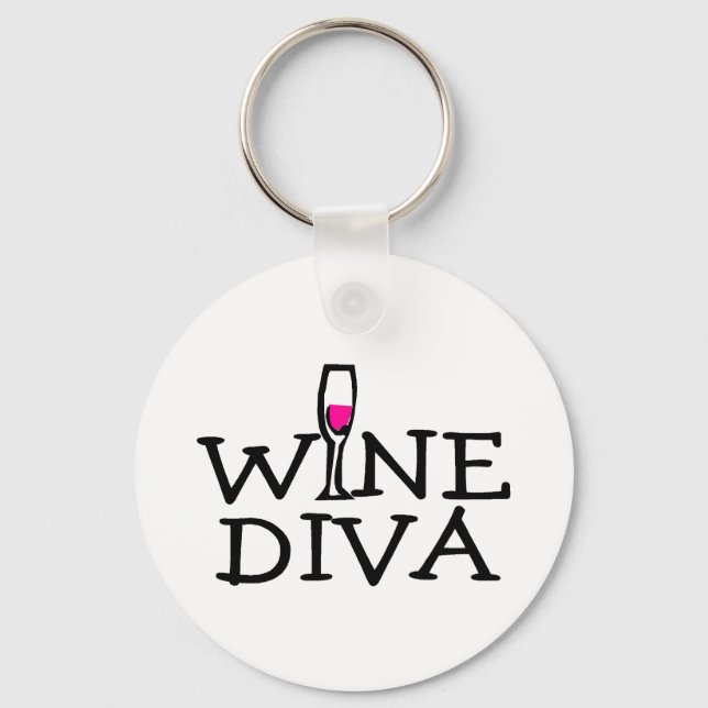 Wine Diva Key Ring (Front)