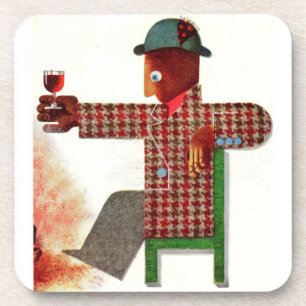 wine drinker AKA oenophile Coaster