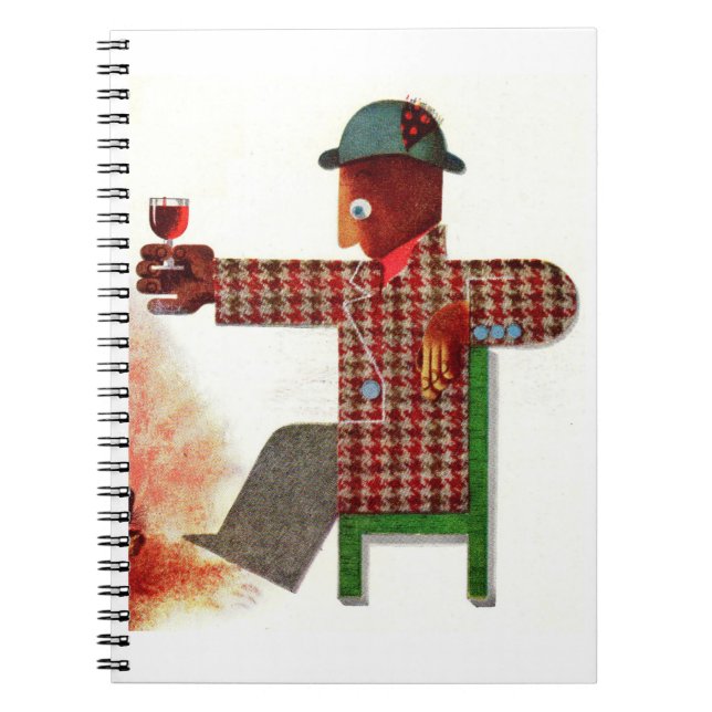 wine drinker AKA oenophile Spiral Notebook (Front)