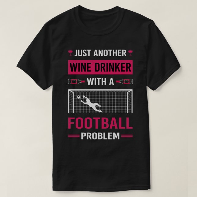 Wine Drinker T-Shirt (Design Front)