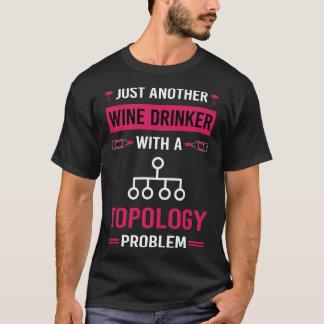 Wine Drinker Topology T-Shirt