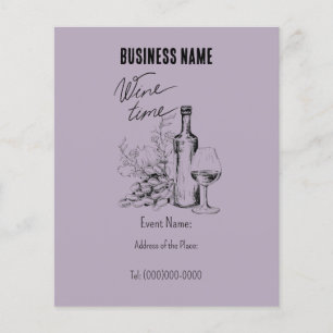 Wine Event Flyer for all ocassion