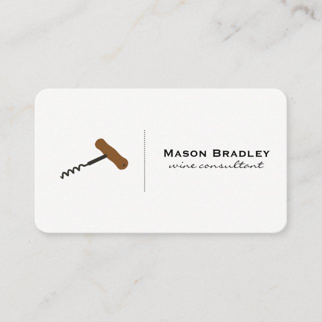 Wine Expert Business Card (Front)