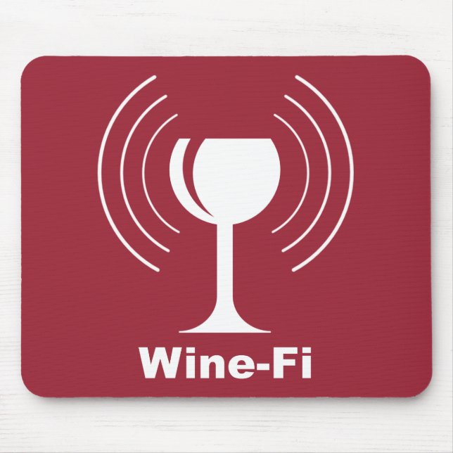 Wine-Fi Humour Mouse Pad (Front)