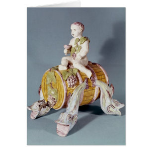 Wine fountain in the shape