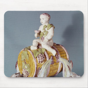 Wine fountain in the shape mouse pad