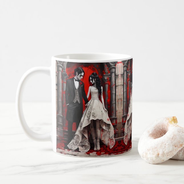 Wine Gift Box Coffee Mug (With Donut)