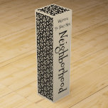 Wine Gift Box for New Neighbours - Elegant 1<br><div class="desc">Show your new neighbours that they are welcomed to the neighbourhood with this beautiful wine box. Just add a great wine and make new friends!</div>