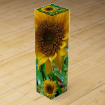 Wine Gift Box Sunflower<br><div class="desc">Wine Gift Box Something for everyone offers customised personalised wine gift box especially for that special moment with your loved ones. This uniquely designed gift box will impress your friends and family. While you are here already you may want to view other related bathroom items such as, shower curtain liners,...</div>