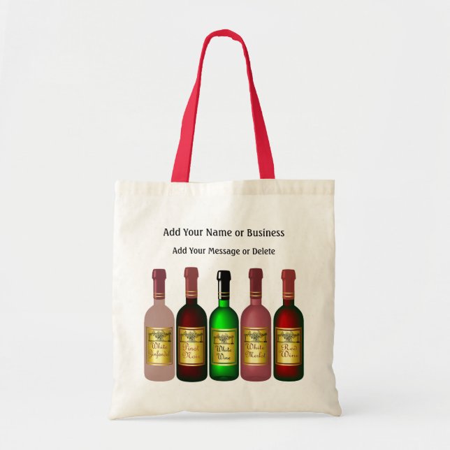 Wine Gift Tote - SRF Bag (Front)
