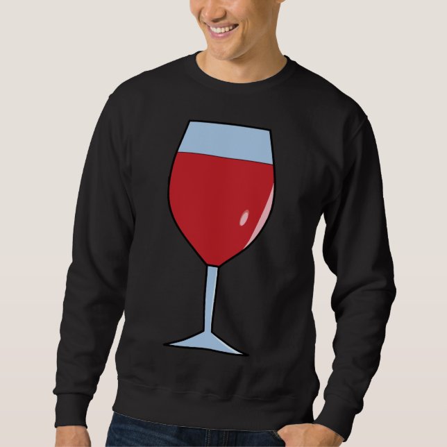 Wine Glass  9 Sweatshirt (Front)