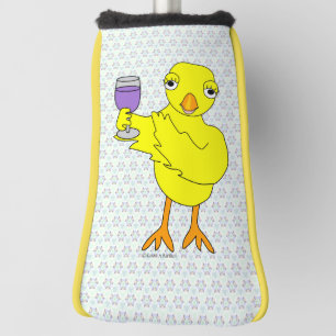Wine Glass Chick Golf Head Cover