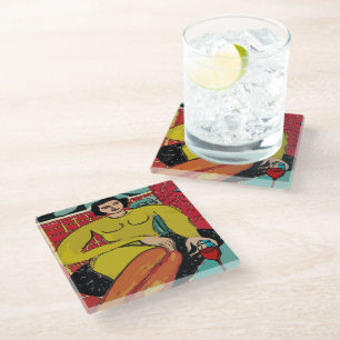 Wine Glass Coaster