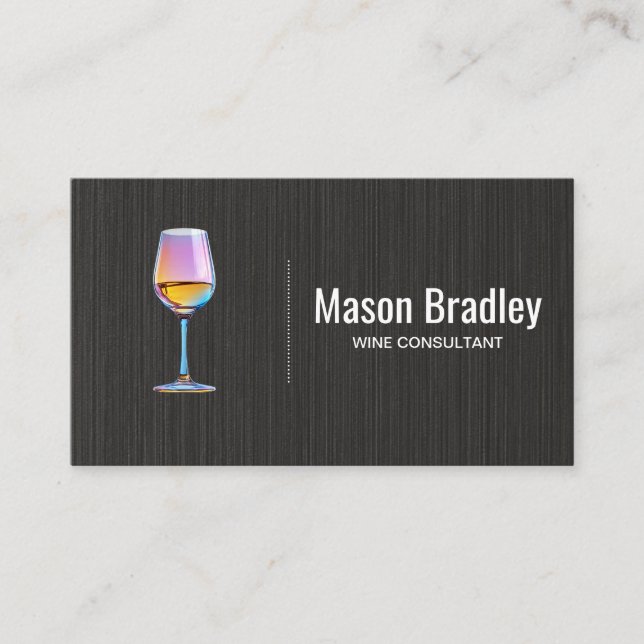 Wine Glass | Consultant Business Card (Front)