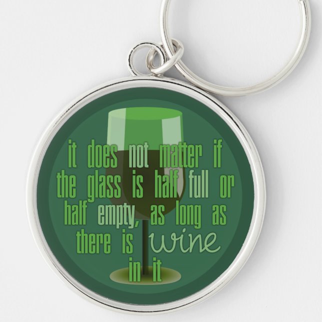 Wine Glass key chain (Front)