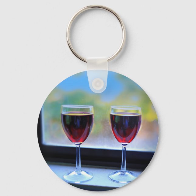 Wine Glass Key Ring (Front)