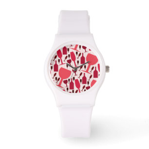 Wine glass pattern watch
