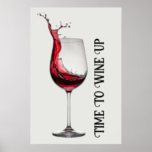 Wine Glass Quote Poster