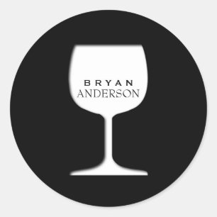 Wine Glass Sticker