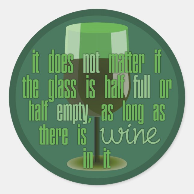 Wine Glass stickers (Front)