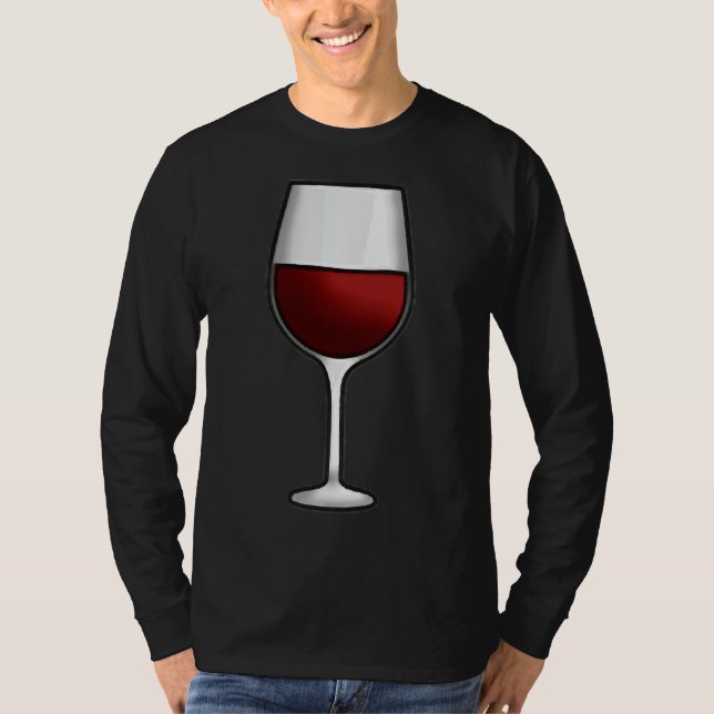 Wine Glass T-Shirt (Front)