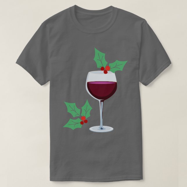 Wine Glass T-Shirt (Design Front)