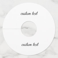 Wine Glass Tags Identifier Marker Paper Customise