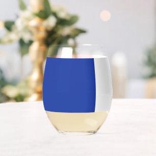 Wine Glass with flag of France