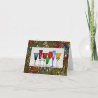 Wine Glasses Greeting Card