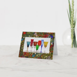 Wine Glasses Greeting Card