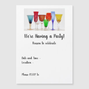 Wine Glasses Party Invitation