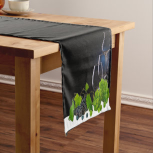 Wine Glasses  Short Table Runner