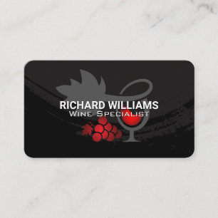Wine Glasses Vineyard Vine Agriculture Business Card